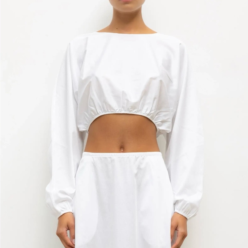 LESET Yoko Long Sleeve Blouson Top (New with Tags) - Picture 4 of 4